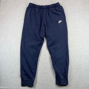 Nike Club Fleece Sportswear Jogger Pants Men's Large Blue BV2671 Active Sporty